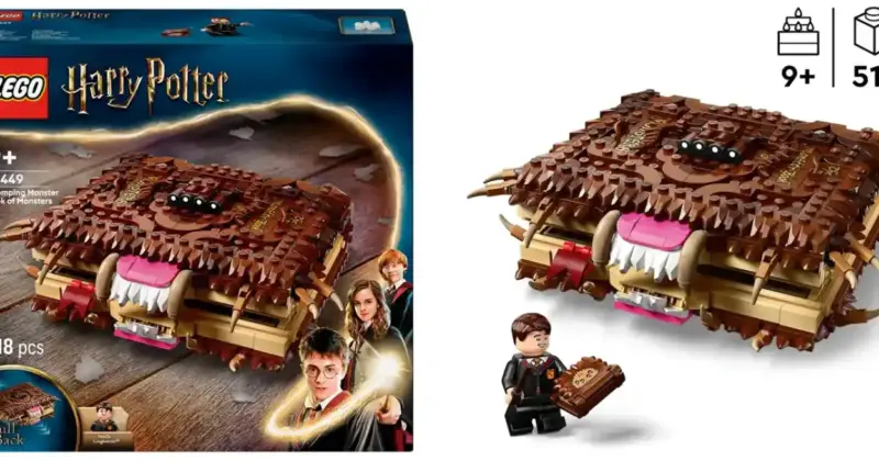 LEGO Harry Potter Monstruoso Libro de los Monstruos Mordedor con 25% de descuento y envío gratis