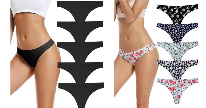 Pack de 5 tangas sin costuras VOENXE: comodidad y variedad a precio rebajado en Amazon