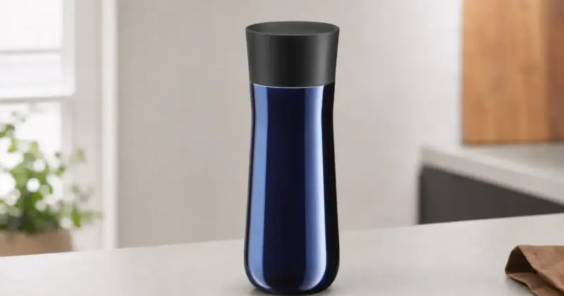 Taza térmica WMF Impulse de acero inoxidable con apertura 360° y cierre automático por solo 13,39 € con un 59% de descuento