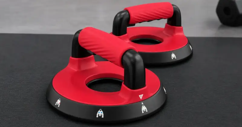 Soporte para flexiones 360° con asas de silicona desmontables al 40% de descuento por solo 11,99 €