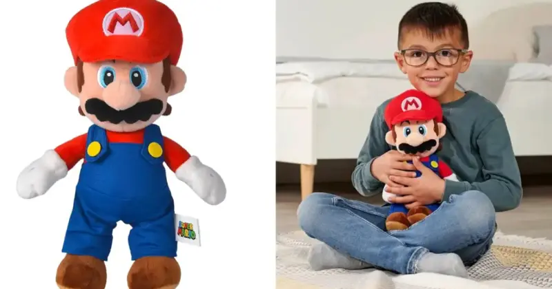 Peluche Super Mario de 30 cm con 50% de descuento: calidad y ternura a mitad de precio