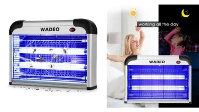 Lámpara matamosquitos eléctrica Wadeo con luz UV: eficaz, silenciosa y con un 38% de descuento