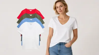 Pack de 4 camisetas Marks & Spencer para mujer con cuello en pico por 19,60 €: básico, cómodo y con descuento del 20%