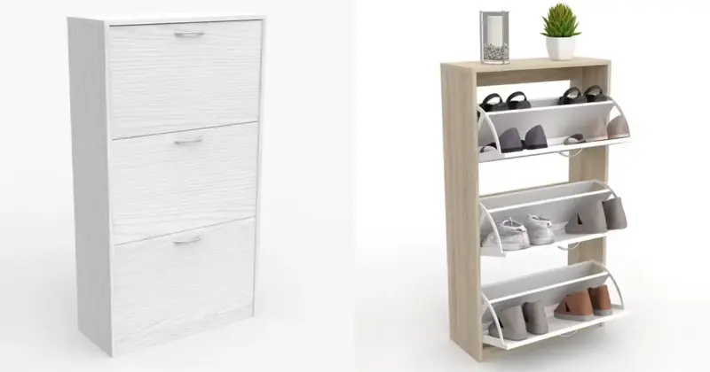 Zapatero Dormidan de 3 puertas: Orden práctico y elegante con envío gratis y 28% de descuento