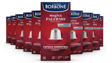 Pack x100 cápsulas Borbone Mezcla Magica Palermo compatibles Nespresso con un 15% de descuento
