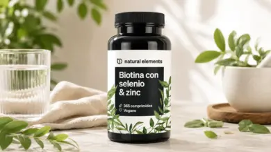 Vitaminas para fortalecer cabello, piel y uñas: Biotina, zinc y selenio Natural Elements con 35% de descuento a 7,79 €