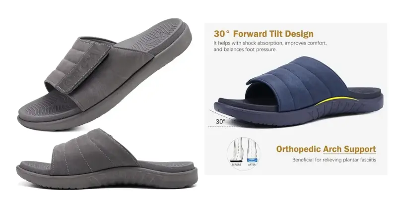 Sandalias Oncai para hombre con plantilla ortopédica: comodidad y soporte al mejor precio, 15% de descuento