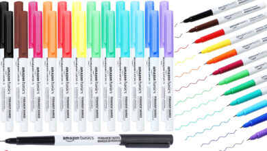 Set 24 rotuladores permanentes Amazon Basics con punta ultrafina por solo 5,34 €