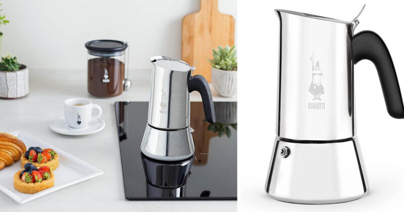 Cafetera italiana Bialetti New Venus para inducción con 43% de descuento por 27,69 €