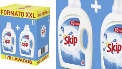 Pack Ahorro Skip Active Clean: 170 lavados por solo 15,76 € con envío gratis