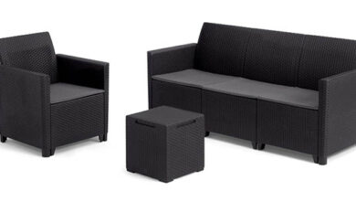 Conjunto de muebles Keter Nora para jardín con excelente precio y envío gratis
