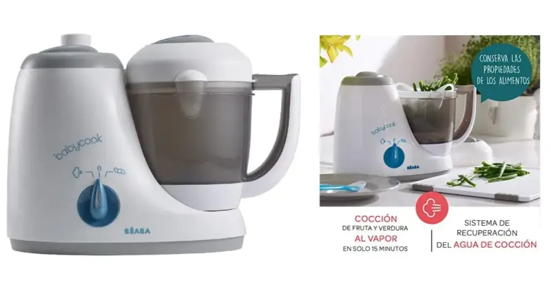 Robot BÉABA Babycook 4 en 1: Cocina saludable y rápida para bebés con un 42% de descuento