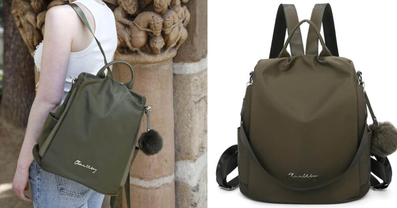 Mochila antirrobo Olivia Wong para mujer con un 39% de descuento, solo 19,54 €