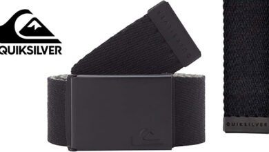 Cinturón Reversible Quiksilver The Jam para Hombre con 34% de Descuento, Funcional y Versátil