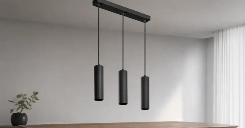 Lámpara Colgante GTV Tresos II con 3 Focos GU10 y Cable Ajustable por 12,75€: Iluminación Flexible y Moderna para tu Hogar