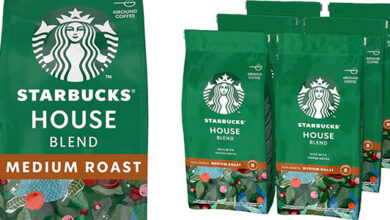 Pack de 6 Starbucks House Blend: Café molido de calidad con 22% de descuento y envío gratis