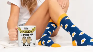 Taza y trío de calcetines Mundohuevo para regalar con mensaje divertido a solo 19,76 € con 10% de descuento