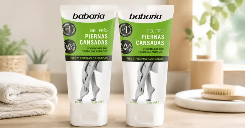 Pack de 2 Geles Frío Babaria para Piernas Cansadas con Aloe Vera: Alivio y Frescor a Solo 2,97€ (-33%)