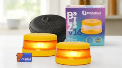 Pack de 2 balizas V16 Bip&Drive homologadas con geolocalización por solo 23,70 € con un 39% de descuento