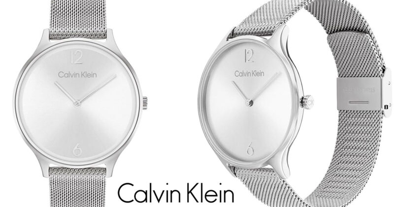 Reloj Calvin Klein Timeless Mesh para mujer: elegancia minimalista con un 44% de descuento en Amazon