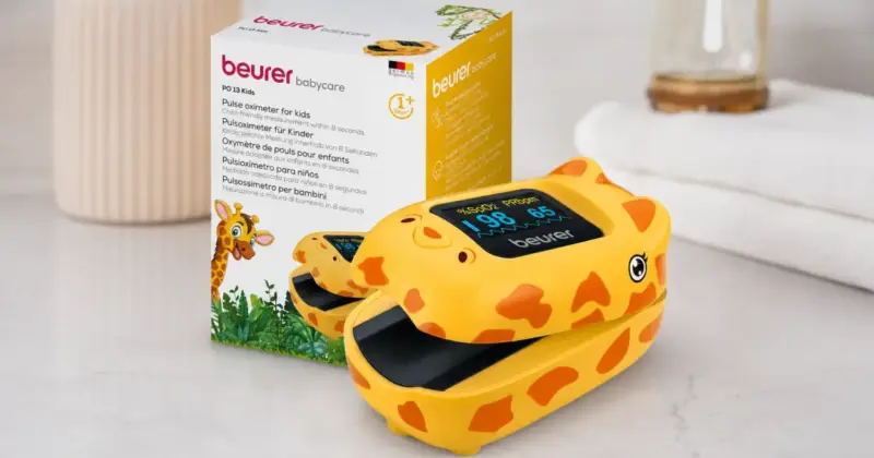 Oxímetro para niños Beurer PO 13 Kids con diseño divertido y un 29% de descuento