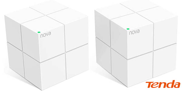 Tenda Nova MW6 Pack 2 Unidades: Amplía tu WiFi hasta 330 m² por 64,99 € con un 19% de descuento