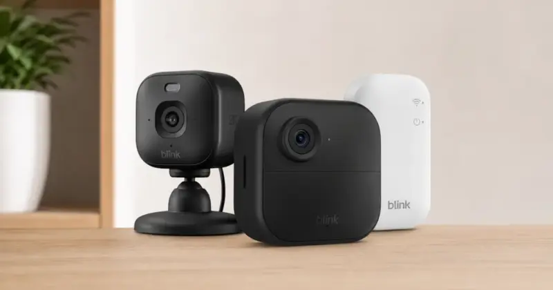 Pack Blink Outdoor 4 y Mini 2K+ con Sync Module: Seguridad interior y exterior por solo 39,99 € con 68% de descuento