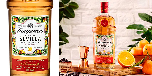 Ginebra Tanqueray Flor de Sevilla 700 ml: Cítrica y Exótica con un 21% de Descuento