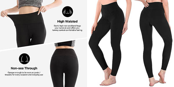 Leggins Sinophant para mujer: comodidad y estilo con un 29% de descuento por solo 8,49 €