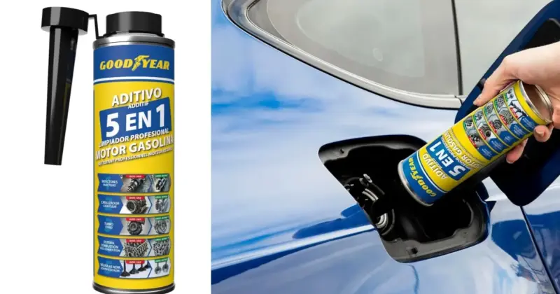 Mejora el rendimiento y limpieza de tu motor con el aditivo Goodyear 5 en 1 para gasolina y ahorra un 32%