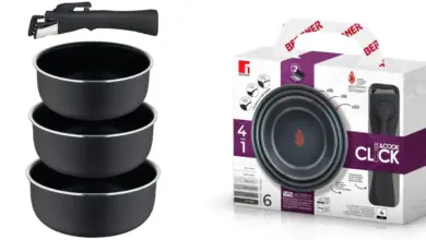 Set de 3 cazos Bergner CLICK&COOK con mango intercambiable: calidad y funcionalidad a solo 24,17 €