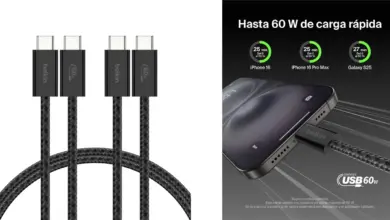 2 Cables USB-C Belkin trenzados de 1,5 m con carga rápida 60W por 8,99€: calidad y versatilidad en pack