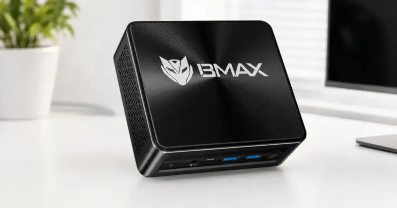 Mini PC Bmax B8 A Pro con Ryzen 7 8745HS a precio imbatible y gran potencia
