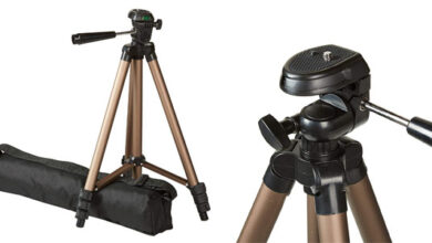 Trípode ligero AmazonBasics de 127 cm, estabilidad y portabilidad al mejor precio