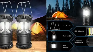 Pack 2x Linterna LED de Acampada ILEEDear: Compactas y Potentes por 13,71 €