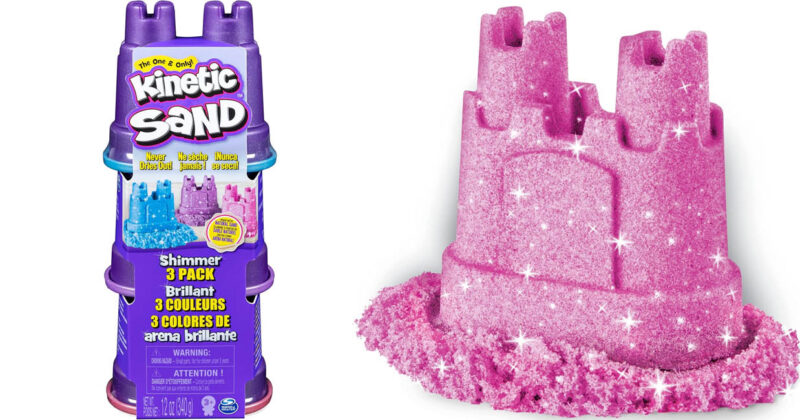 Pack 3x Arena Mágica Kinetic Sand Brillante con 25% de descuento a 5,99 €