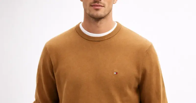 Jersey Tommy Hilfiger Essential Cotton para hombre con un 68% de descuento: comodidad y estilo a un precio imbatible