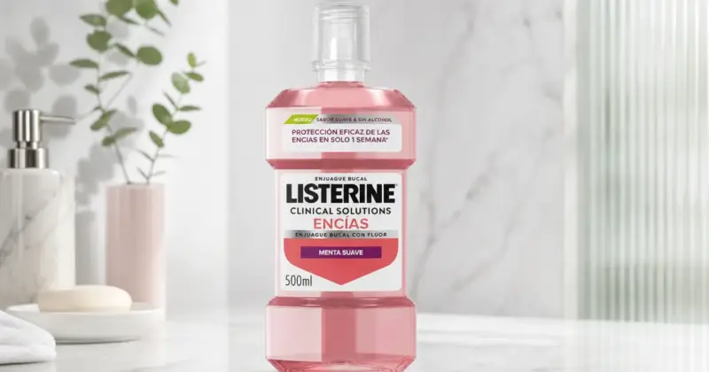 Enjuague Bucal Listerine Clinical Solutions Encías sin Alcohol, 43% de Descuento a 3,39 €