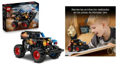 LEGO Technic Monster Jam Grave Digger Fuego y Hielo: Diversión y acción por solo 23,95€ con un 20% de descuento