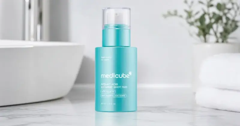 Sérum facial medicube Exosome Shot con ácido azelaico y niacinamida al 54% de descuento, ideal para manchas y enrojecimiento