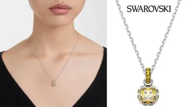Colgante Swarovski Birthstone con piedra de noviembre a precio rebajado en Amazon
