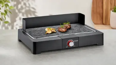 Barbacoa de mesa Severin PG 8565 con parrilla inox y control fácil – Rebajada a 44,99 €