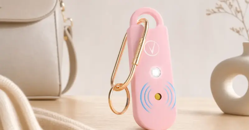 Alarma Personal Vantamo 130 dB con Luz Estroboscópica: Seguridad Compacta con 43% de Descuento