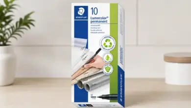 Pack de 10 rotuladores Staedtler Lumocolor 317 negros con trazos permanentes y secado rápido por 7,08 € (-55%)