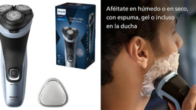 Afeitadora Philips X3053/00 con Cortapatillas, Afeitado Preciso y Cómodo al Mejor Precio