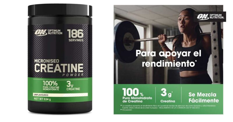 Creatina Micronizada Optimum Nutrition 634 g con 33% de Descuento: Mejora tu Rendimiento Deportivo