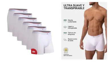 Pack de 6 bóxers de bambú Danish Endurance para hombre con un 56% de descuento
