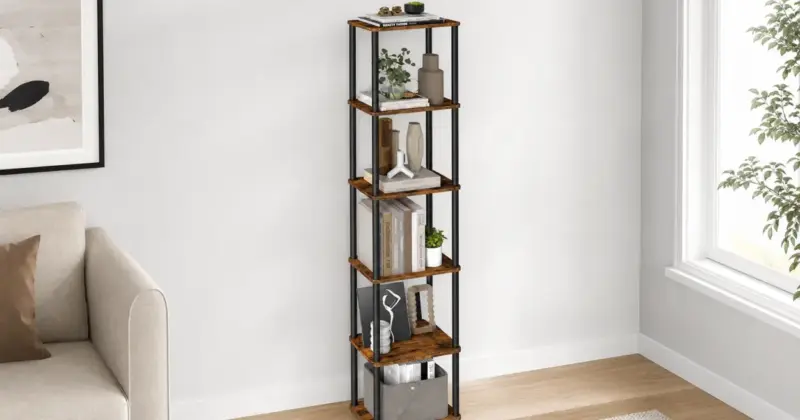 Estantería Vasagle de 6 niveles: organización vertical con 20% de descuento a 28,79 €