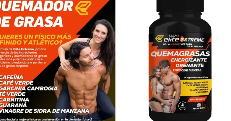 Elite Extreme: cápsulas quemagrasas con 15% de descuento a 22,87 € en Amazon