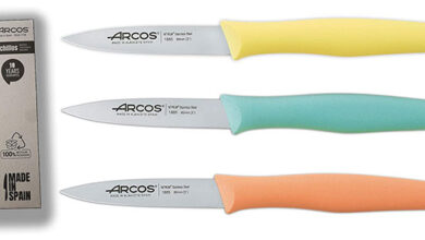 Set de 3 cuchillos mondadores Arcos Nova con acero Nitrum a 7,54 € y un 22% de descuento